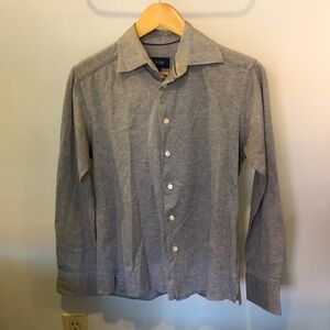 Men’s Gray Button Up Shirt - Size S